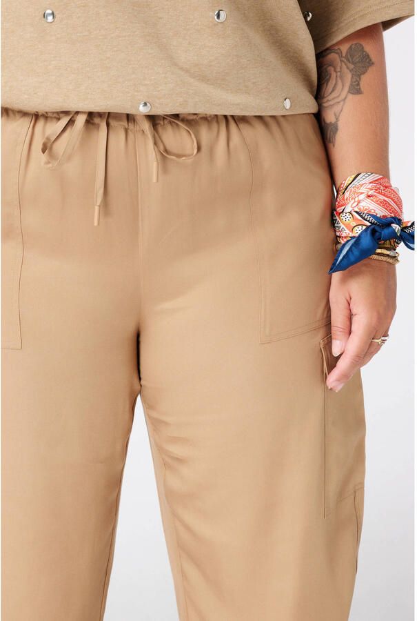 MS Mode ballon cargobroek Plus Size beige - Foto 2