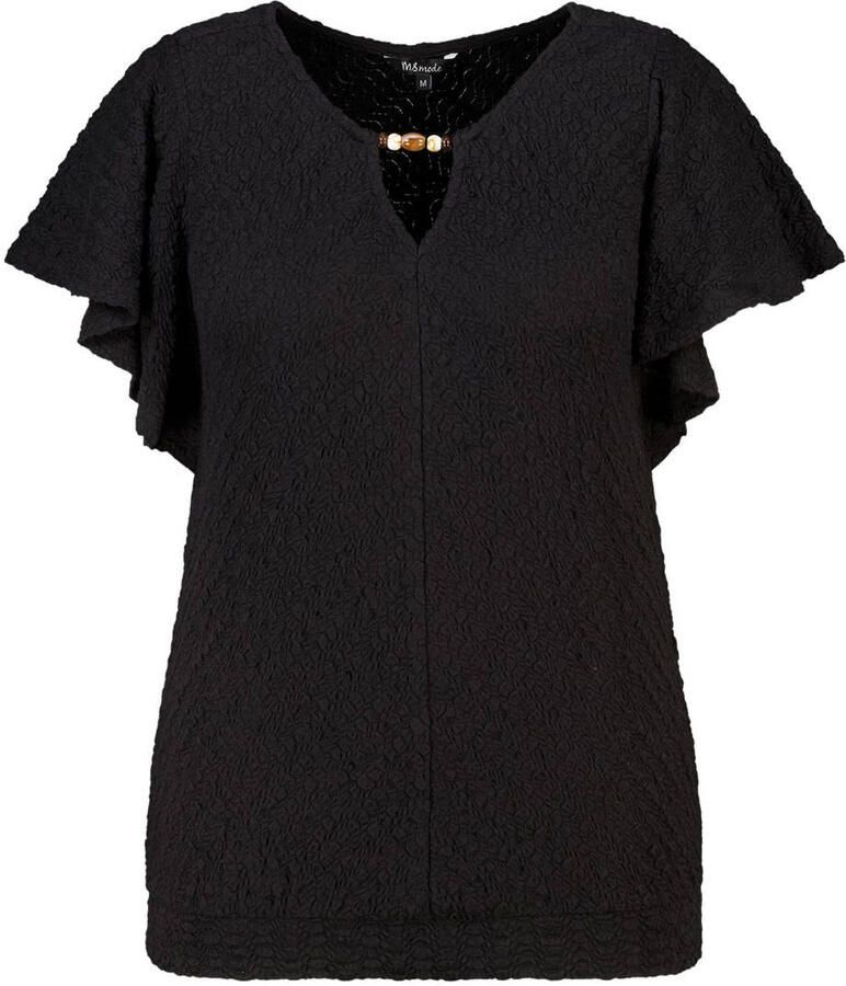 MS Mode ballon top Plus Size zwart - Foto 2