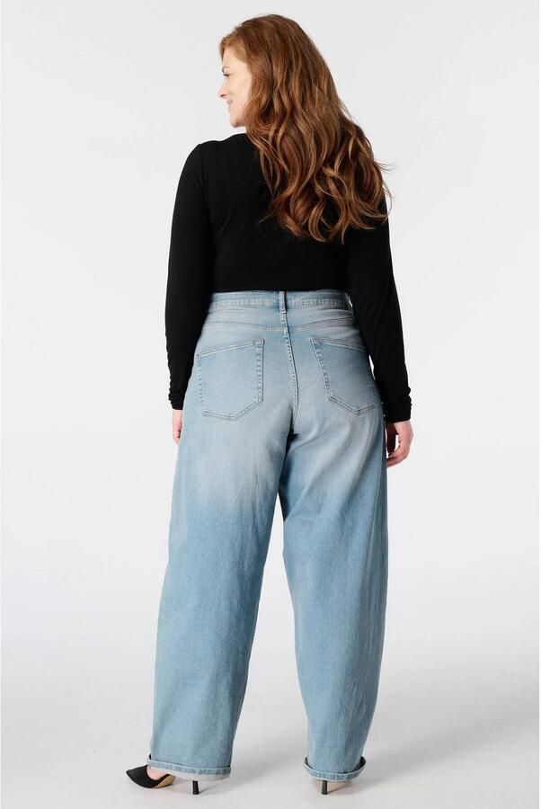 MS Mode barrel jeans light blue denim - Foto 2