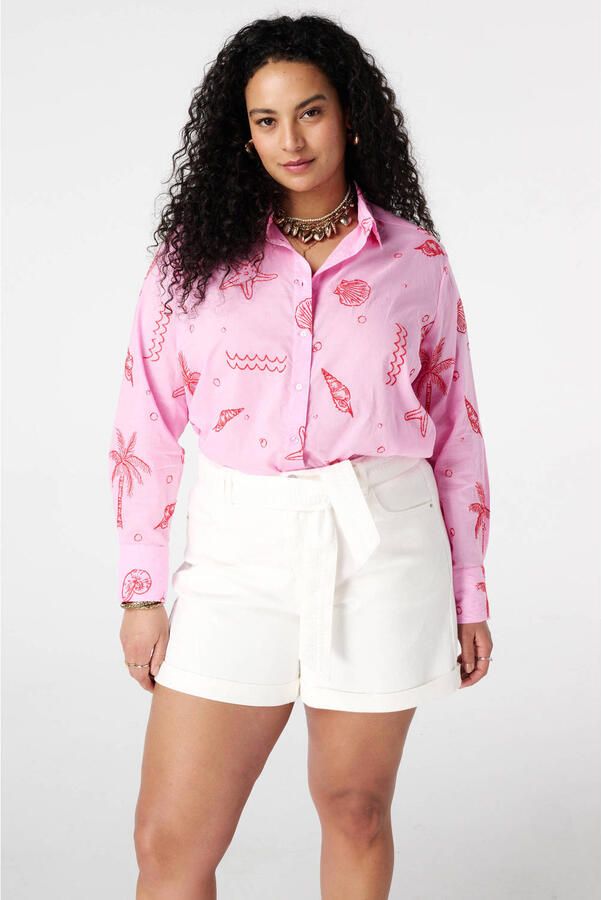 MS Mode blouse lichtroze