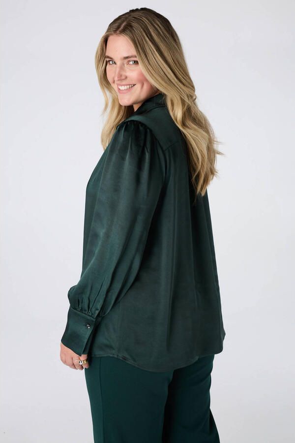 MS Mode blouse Plus Size donkergroen - Foto 2