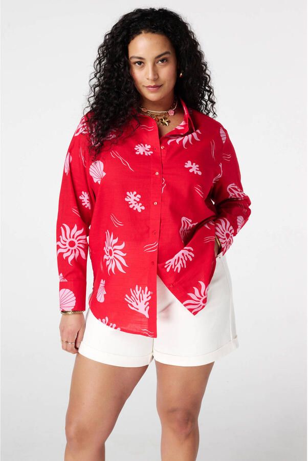 MS Mode blouse rood