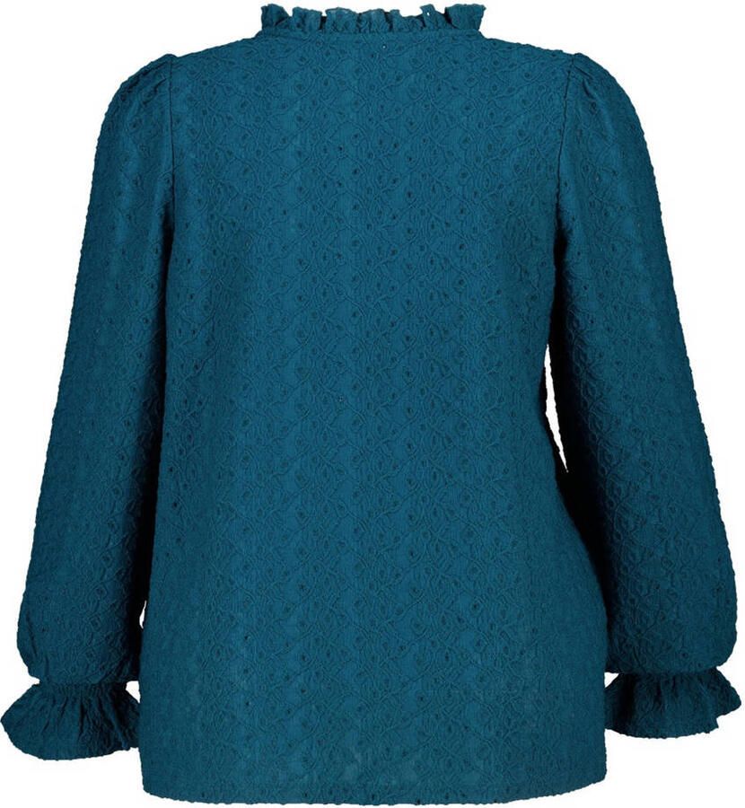 MS Mode blousetop blauw - Foto 2