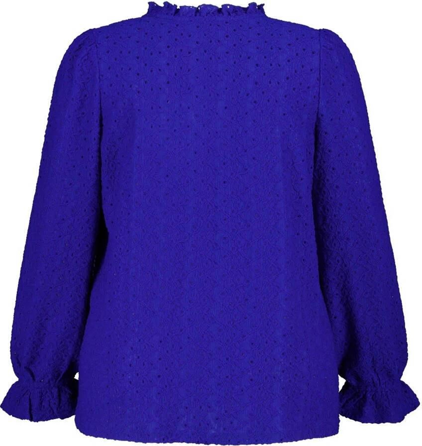 MS Mode blousetop blauw - Foto 2