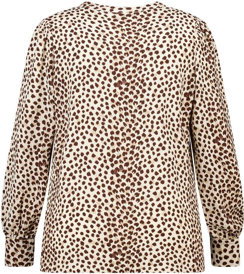 MS Mode blousetop bruin - Foto 2