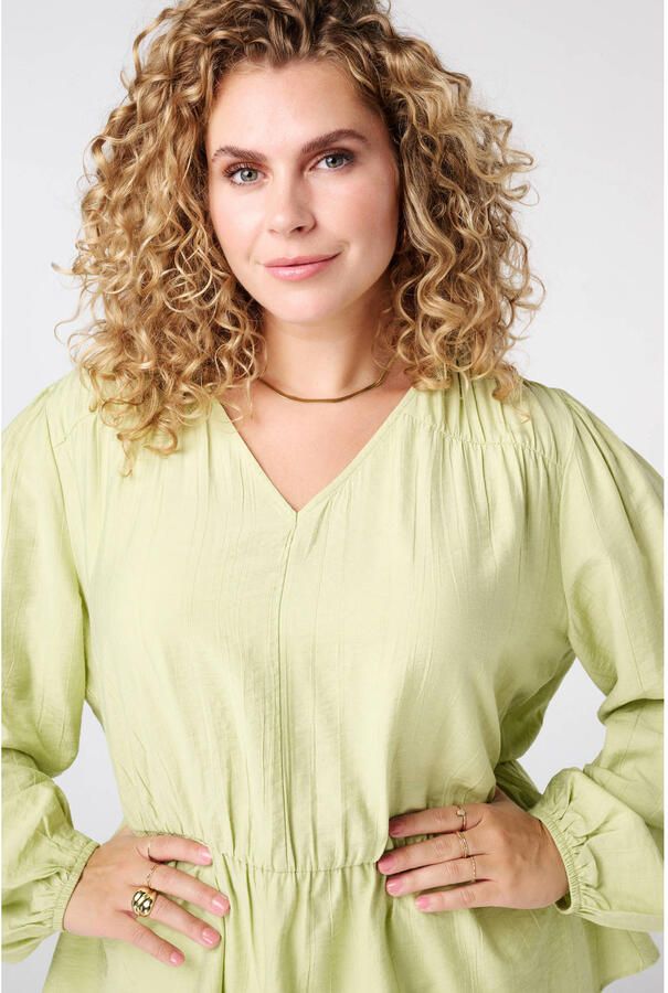 MS Mode blousetop lichtgroen