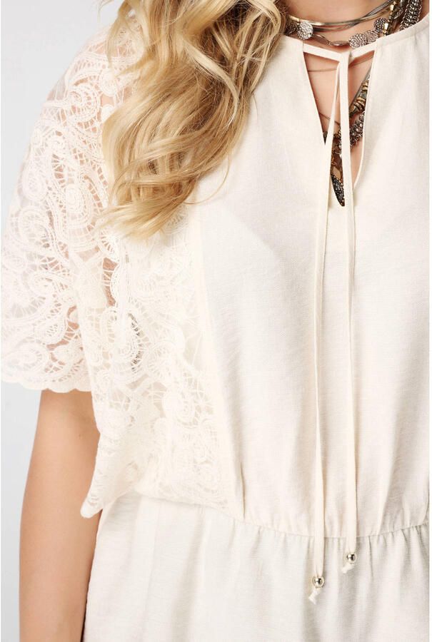 MS Mode blousetop met plooien Plus Size ecru - Foto 2