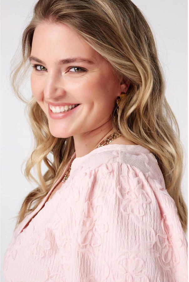 MS Mode blousetop Plus Size lichtroze - Foto 3