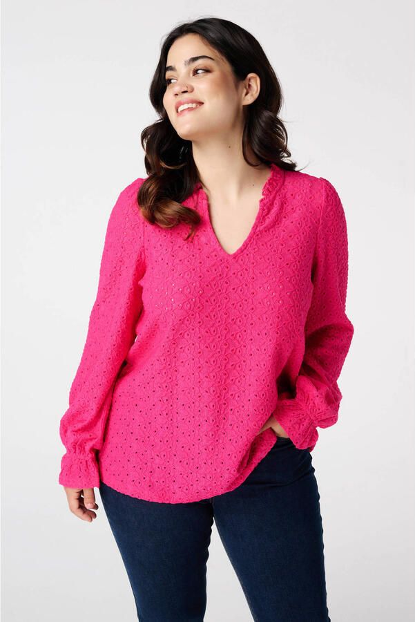 MS Mode blousetop roze