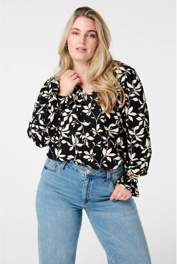 MS Mode blousetop zwart