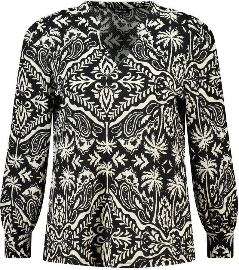 MS Mode blousetop zwart - Foto 2