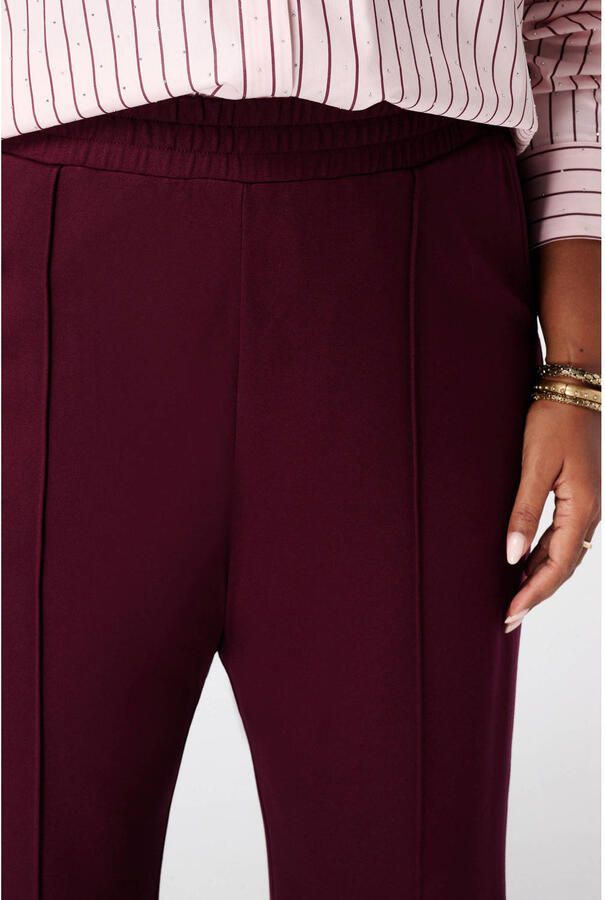 MS Mode broek Plus Size donkerrood - Foto 2