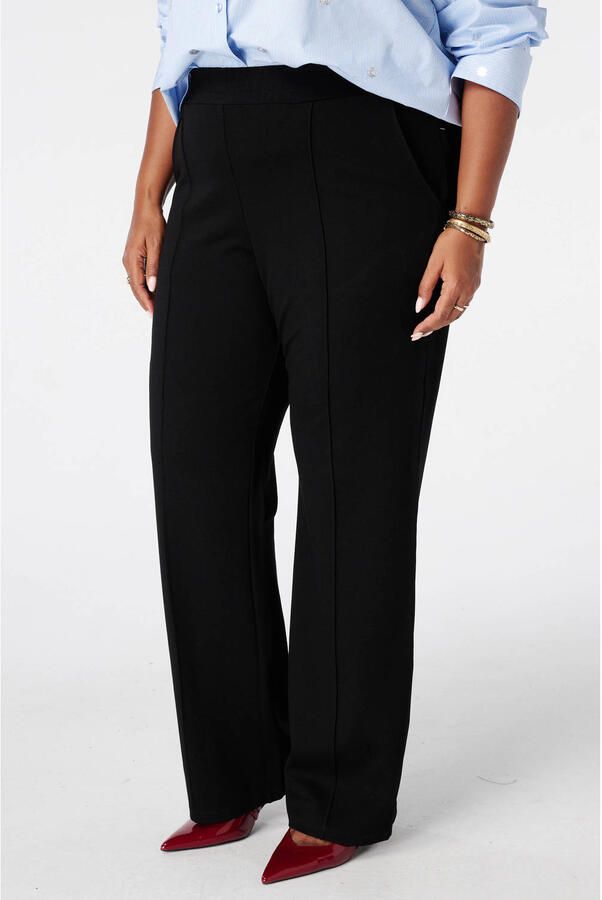 MS Mode broek Plus Size zwart