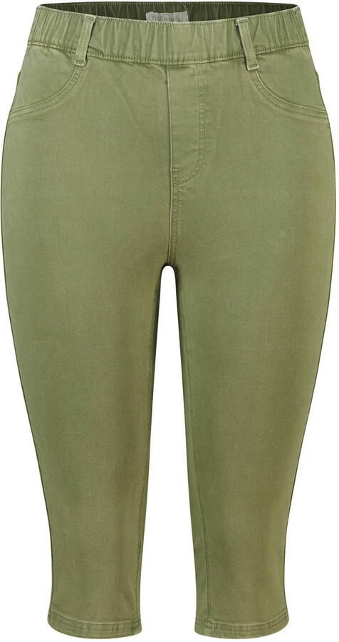 MS Mode capri jeans groen