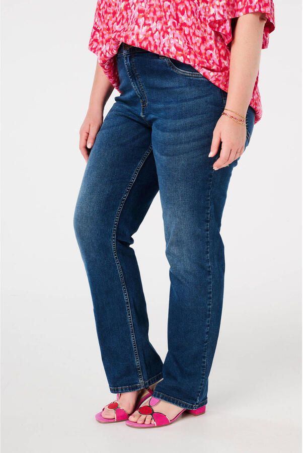 MS Mode straight leg jeans dark blue denim - Foto 2