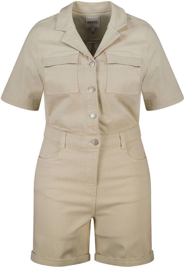 MS Mode denim playsuit Plus Size beige - Foto 2