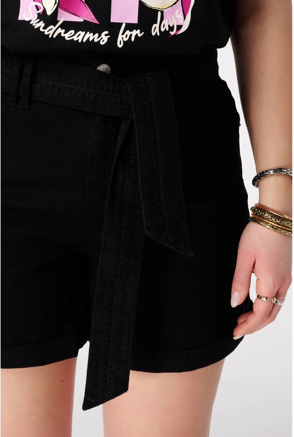 MS Mode denim regular waist short zwart - Foto 2