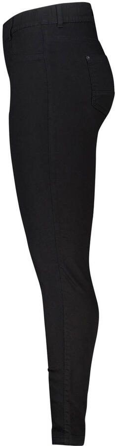 MS Mode denim skinny regular waist broek zwart - Foto 3