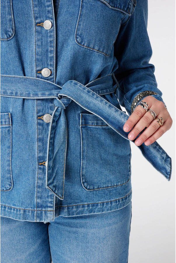MS Mode denim spijkerjas medium blue denim - Foto 2