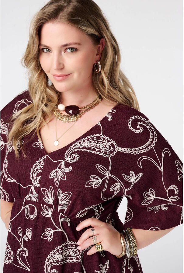MS Mode fit & flare korte bohemian jurk Plus Size - Foto 2
