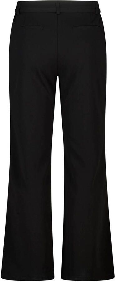 MS Mode flared broek met ceintuur Plus Size zwart - Foto 2