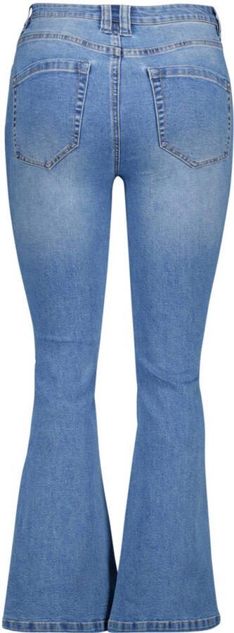 MS Mode flared jeans light blue denim
