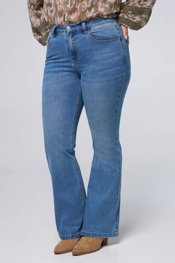 MS Mode flared jeans light blue denim - Foto 3