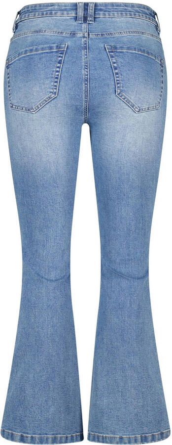 MS Mode flared jeans light blue denim