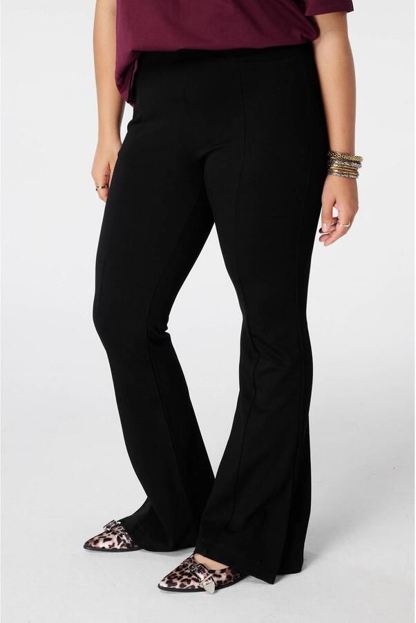 MS Mode flared legging zwart