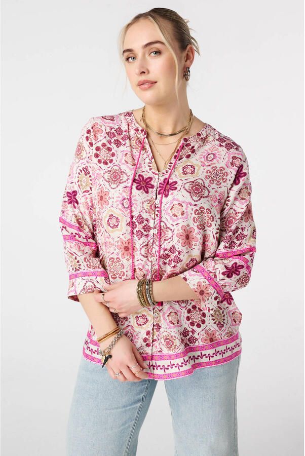 MS Mode gebloemde blouse