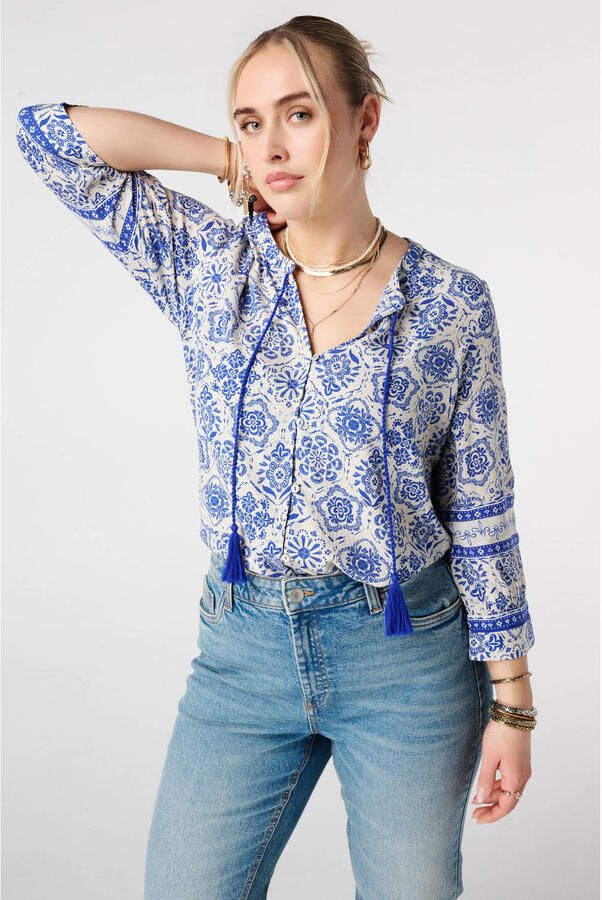 MS Mode gebloemde blouse