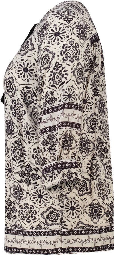 MS Mode gebloemde blouse zwart - Foto 3