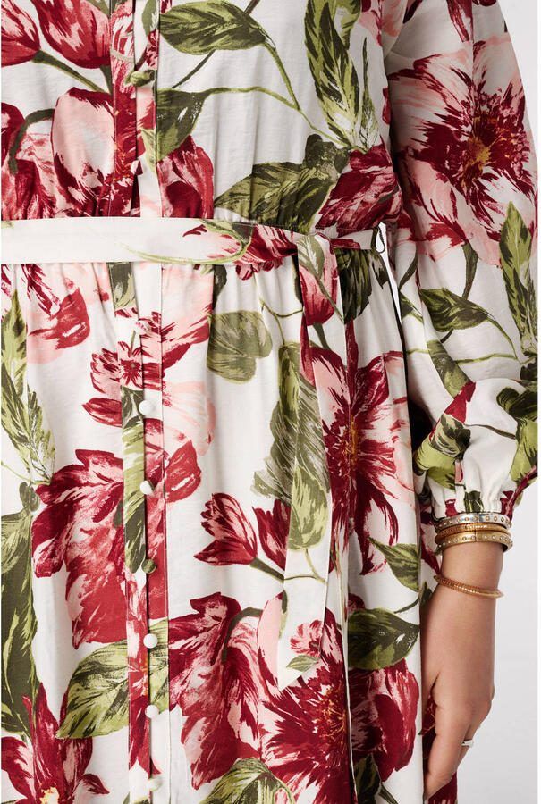 MS Mode gebloemde blousejurk multi - Foto 2