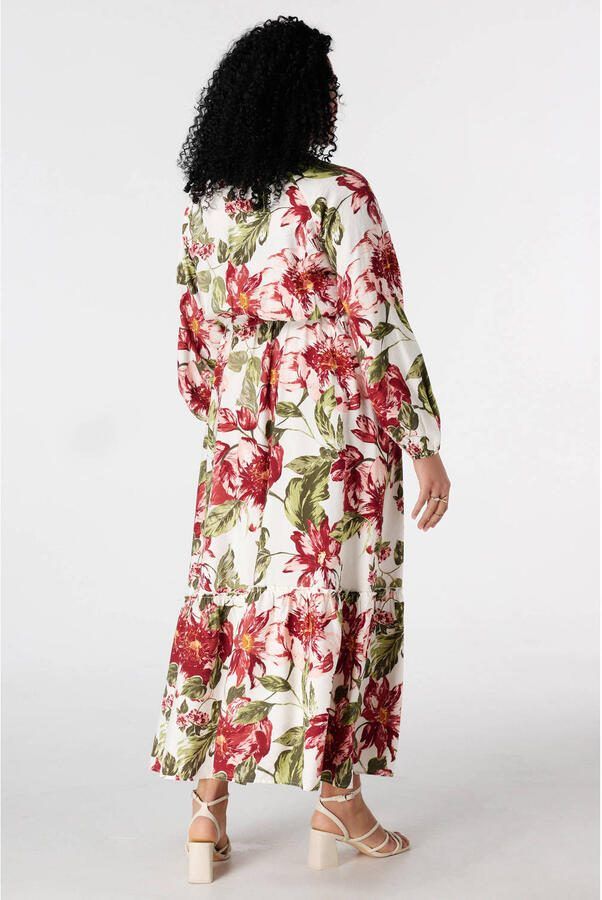 MS Mode gebloemde blousejurk multi - Foto 3
