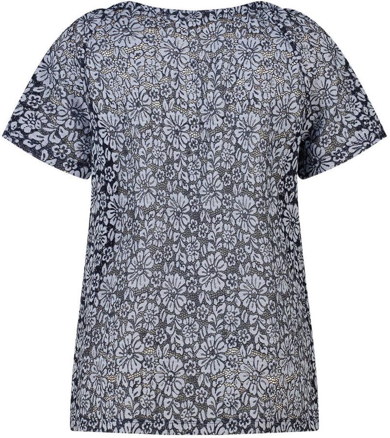 MS Mode gebloemde blousetop Plus Size blauw - Foto 2
