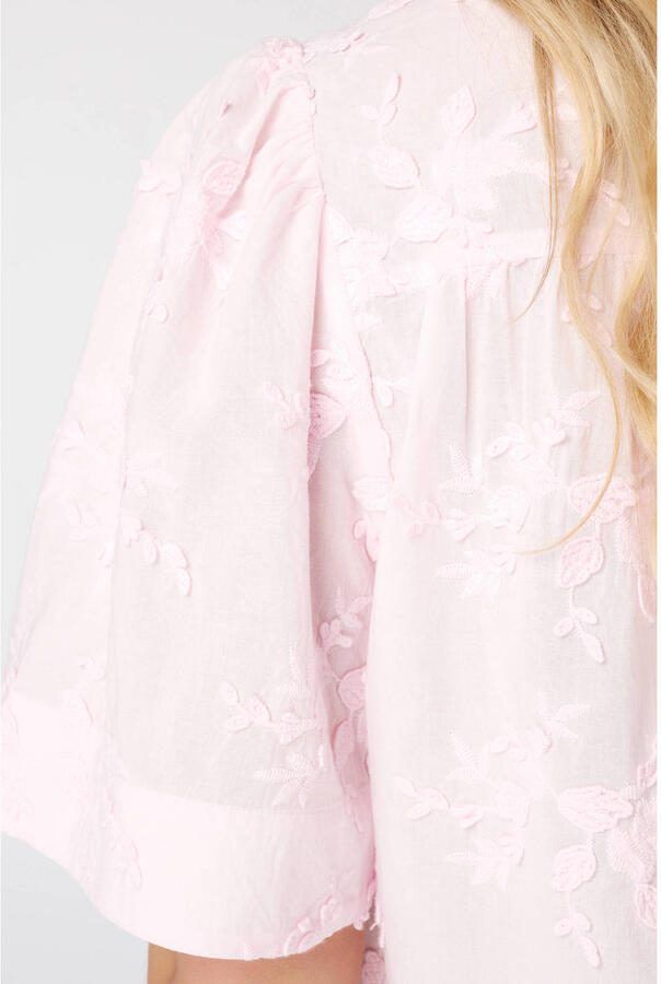 MS Mode gebloemde blousetop Plus Size lichtroze - Foto 3