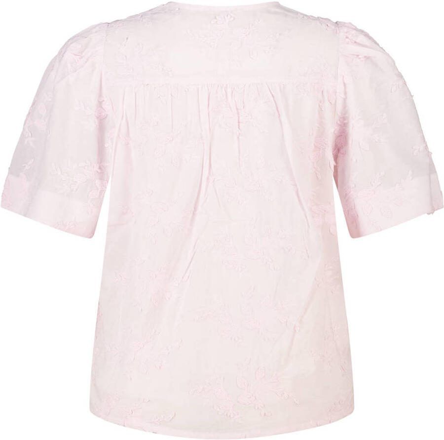 MS Mode gebloemde blousetop Plus Size lichtroze - Foto 2
