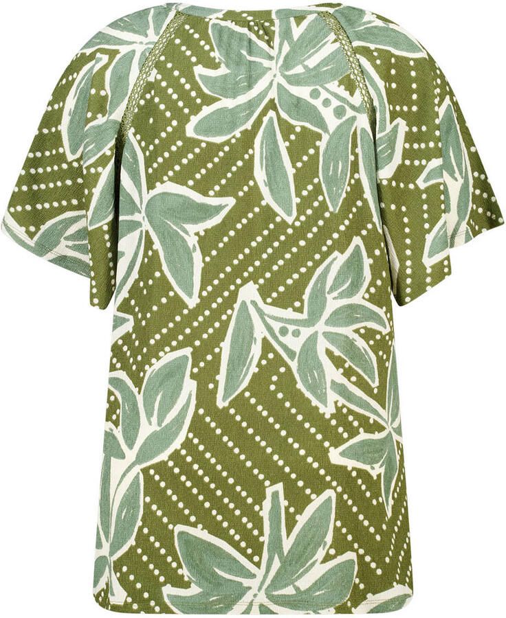 MS Mode gebloemde T-shirt groen - Foto 2