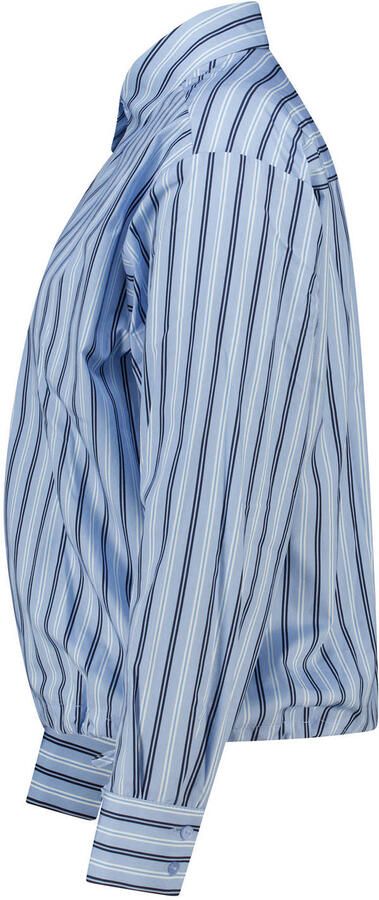 MS Mode gestreepte blouse lichtblauw - Foto 2