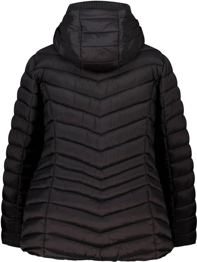 MS Mode gewatteerde tussenjas Plus Size zwart - Foto 2