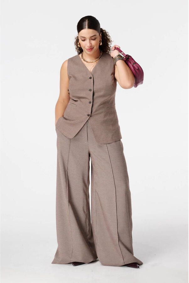 MS Mode gilet bruin
