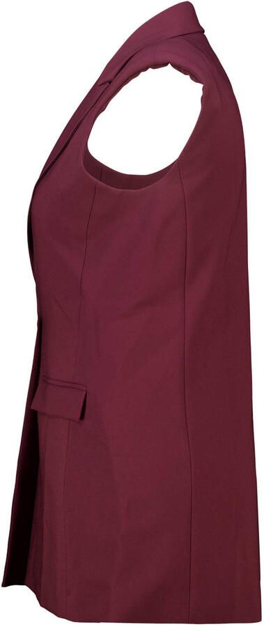 MS Mode gilet donkerrood - Foto 3