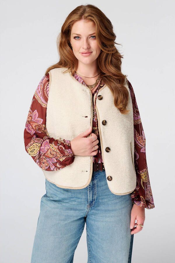 MS Mode gilet Plus Size ecru