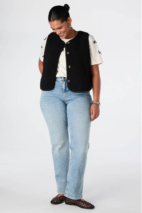 MS Mode gilet Plus Size zwart