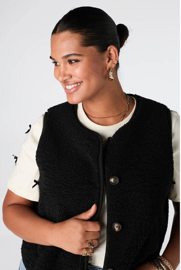 MS Mode gilet Plus Size zwart - Foto 2