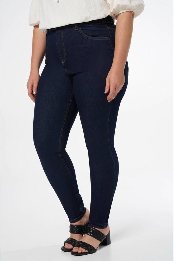 MS Mode high waist skinny jeans dark blue denim - Foto 2