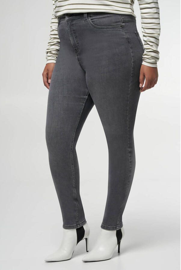 MS Mode high waist skinny jeans grey denim