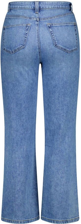 MS Mode high waist wide leg jeans light blue denim