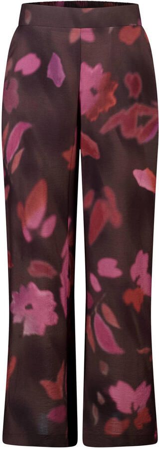 MS Mode high waist casual broek bruin - Foto 3