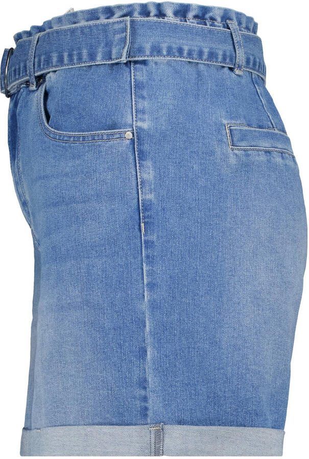 MS Mode high waist denim short medium blue denim - Foto 2